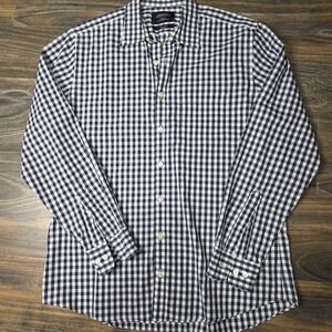 CHARLES TYRWHITT Weekend Slim Fit Long Sleeve Plaid Dress Shirt Large